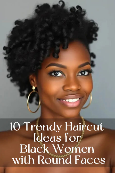 10 Trendy Haircut Ideas for Black Women with Round Faces Hairstyles For A Round Face Shape, Round Face Hairstyles Black Women, Hairstyles For Round Faces Black Women, Round Shape Haircut, Long Bob For Round Face, Haircut Ideas For Black Women, Black Hairstyles For Round Faces, Hairstyles For Round Face Shape, Round Face Hairstyles