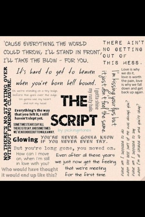 loveee❤️❤️❤️ The Script Band, Laura Ann, Lyrics Meaning, Soundtrack To My Life, Song Lyric Quotes, Favorite Lyrics, Love Songs Lyrics, The Script, All Music