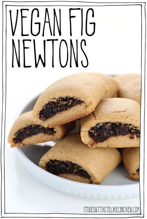 The Perfect Cookie, Fig Newtons, Vegan Snack Recipes, Vegan Cookies Recipes, Desserts Vegan, Perfect Cookie, Vegan Dessert Recipes, Vegan Treats, Sem Lactose