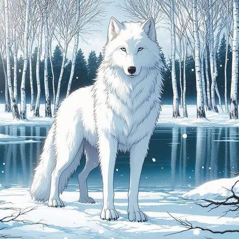 Wolf’s Rain, Cute Wolf Drawings, Wolf Husky, Canine Drawing, Spirit Animal Art, Wolf Photos, Dreamy Artwork, Werewolf Art, Wolf Drawing