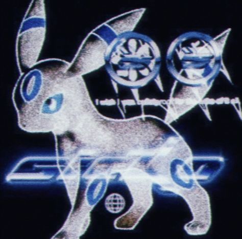 Y2k Wallpaper Pokemon, Y2k Pokemon Wallpaper, Blue Pokemon Aesthetic, Blue Video Game Aesthetic, Grunge Y2k Wallpaper, Umbreon Pfp, Y2k Pokemon, Y2k Icons, Pokemon Blue