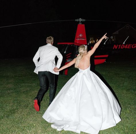 The Kirk’s took love to new heights! 🚁🤍 A grand exit for an unforgettable day! #cherokeecreekfarmtn #weddingexit #helicopterexit #venue #jonesboroughtn #weddingday #wexlerkirkwedding #easttn #wedding #loveisintheair #helicopter #grandexit #mrandmrs #historicvenue #destinationwedding #creeksidebarn #sayido Helicopter Wedding Exit, Helicopter Wedding, Wedding Exit, Wedding Exits, Love Is In The Air, Mr Mrs, Helicopter, Destination Wedding, Wedding Day