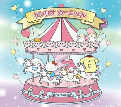 Source: sanriojapan(fb). Happy 10th Anniversary, Friends Illustration, Groovy Font, Sanrio Wallpaper, Sanrio Cinnamoroll, Twin Stars, Little Twin Stars, Disney Fun, Hello Kitty Wallpaper