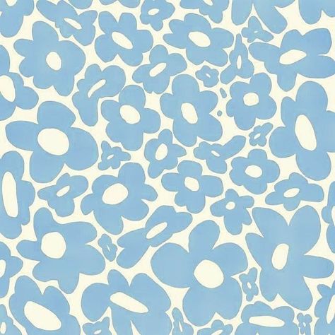 Funky Aesthetic, Photo Bleu, Girly Print, Blue Background Wallpapers, Blue Flower Wallpaper, Pastel Poster, Cute Blue Wallpaper, Pastel Wall Art, Baby Blue Aesthetic