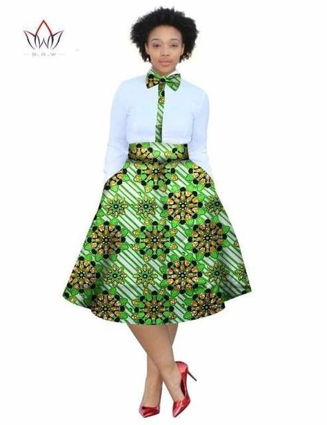 Christmas Dress Plus Size, Dashiki Shirt, African Print Skirt, African Skirts, African Fashion Designers, Best African Dresses, African Fashion Skirts, African Dresses Modern, Afrikaanse Mode