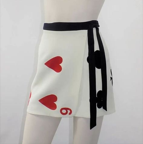 Moschino Vintage, Mini Wrap Skirt, Moschino Cheap And Chic, Mini Wrap, Dress Code, Sewing Inspiration, Deck Of Cards, Style Icon, Wrap Skirt