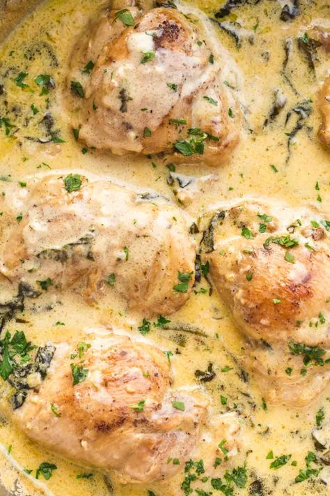 Creamy Mustard Chicken, Chicken Thights Recipes, Little Sunny Kitchen, Mustard Chicken Recipes, Sunny Kitchen, Recipes Oven, Easy Chicken Thigh Recipes, Chicken Thigh Recipes Oven, Pressure Cooker Chicken