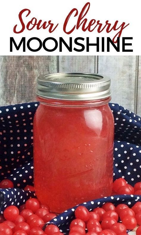 Sour cherry moonshine -- a sweet, puckering homemade moonshine made from infusing Everclear, cherry vodka, and sour cherry candies. #moonshine #sour #vodka #everclear #cocktailrecipes Cherry Pie Moonshine Recipe, Cherry Moonshine Recipe, Cherry Moonshine, Flavored Moonshine Recipes, Moonshine Drink Recipes, Homemade Moonshine, Moonshine Recipe, Cherry Vodka, Fun Drinks Alcohol