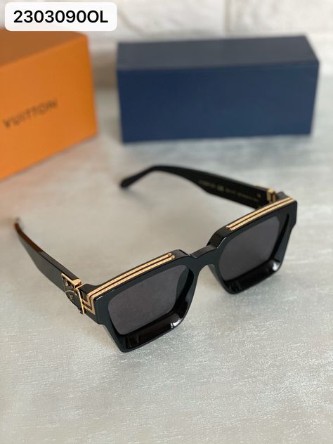 Lv Millionaire Sunglasses Women, Lv Millionaire Sunglasses, Louis Vuitton Millionaire Sunglasses, Louis Vuitton Glasses, Classy Glasses, Fancy Glasses, Paris Mens Fashion, Black Louis Vuitton, Glasses Fashion Women