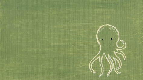 Octopus Wallpaper, Green Pc, 1366x768 Wallpaper, 1366x768 Wallpaper Hd, Octopus Drawing, Mushroom Wallpaper, Wallpaper Notebook, Sage Green Wallpaper, Laptop Wallpaper Desktop Wallpapers