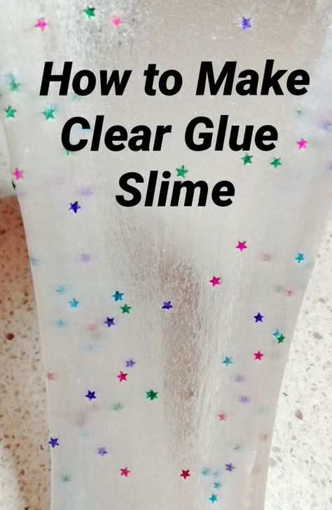 I will show you an easy way how to make CLEAR GLUE SLIME.  You will need Elmer's Clear Glue, 1/2 tsp. baking soda, and contact solution.  (Optional: glitter) This is an easy recipe and it leads to hours of fun for the kids!  Enjoy! Slime Recipe Clear Glue, Slime Recipe Clear, How To Make Smile, Clear Glue Slime, Pour Painting Techniques, Fluffy Slime Recipe, Glue Slime, Contact Solution, Kids Smile