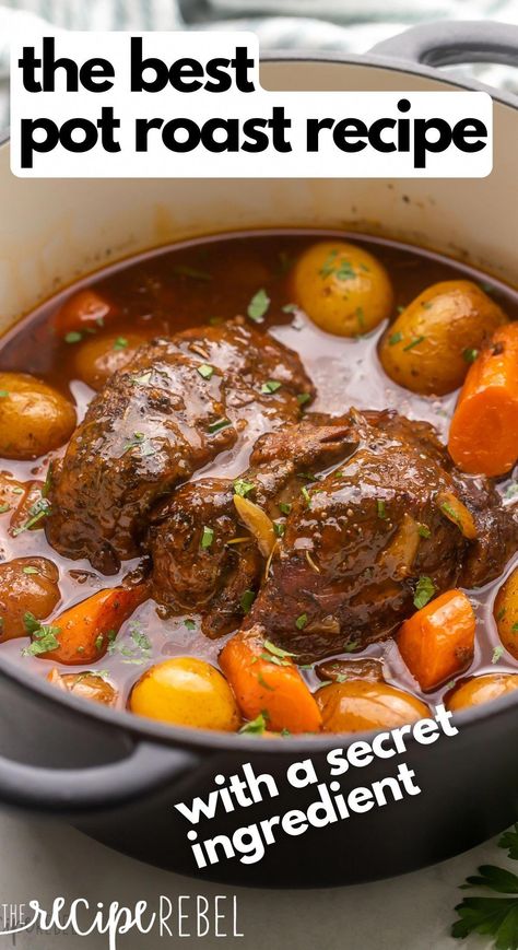 #OffalOfferingsBeyondMuscleMeat One Pot Roast Beef, Roastbeef Recipes Ovens, Oven Chuck Roast Recipes, Oven Beef Roast, Beef Roast In The Oven, Arm Roast Recipes, Beef Roast Crockpot Recipes, Simple Pot Roast, Crockpot Chuck Roast