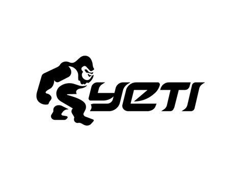 Yeti Logo, Gym Flooring, Logo Collection, Black Logo, Dark Backgrounds, Cricut Projects, Creative Professional, Global Community, Cricut