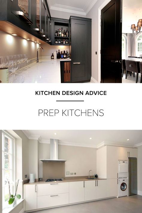 What is a prep kitchen and why should you have one in your home? Find out in this article. Prep Kitchen Design, Prep Kitchen, Design Advice, Open Kitchen, Luxury Kitchen, Kitchen Room, Home Renovation, Framed Bathroom Mirror, Luxury Homes