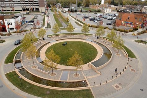 Uptown cirlce Plaza Design, Urban Landscape Design, Plans Architecture, Landscape Design Plans, Landscape Architecture Design, Landscape Architects, Parking Design, Outdoor Venues, Urban Spaces