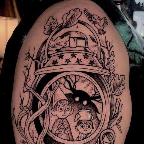 Over The Garden Wall Matching Tattoos, Over The Garden Wall Lantern Tattoo, Over The Garden Wall Diy, Over The Garden Wall Frog Tattoo, Over The Garden Wall Decorations, Over The Garden Wall Tattoo Simple, Over The Garden Wall Decor, Enoch Over The Garden Wall, Over The Garden Wall Poster Art Prints