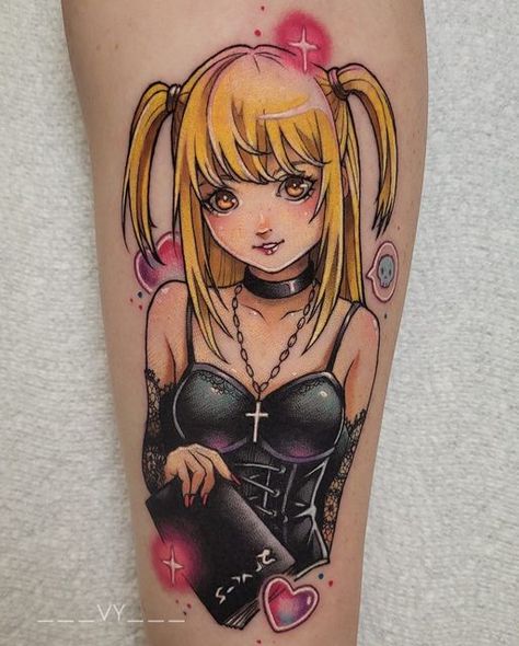 Laura Anunnaki, Pastel Goth Art, Misa Amane, Note Tattoo, Make Tattoo, After All These Years, Goth Art, November 30, Anime Tattoos