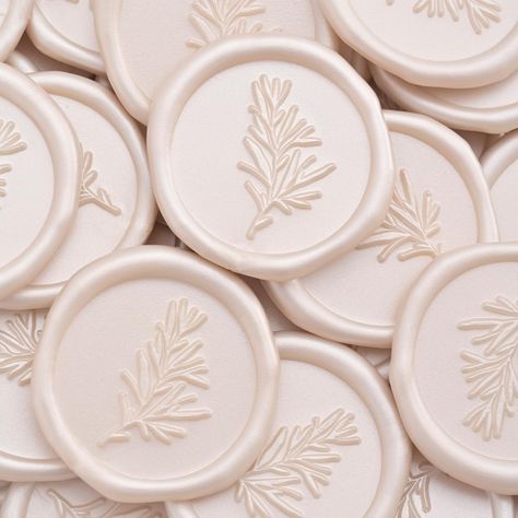 PRICES MAY VARY. PACKAGE INCLUDES - You will receive 100 pieces of champagne color wax seal stickers in rosemary designs. The wax seal sticker diameter is 1.1 inches/28mm and with almost the same size of adhesive on the back. Weighs 0.04oz per seal and may add weight to envelopes. EASY TO USE– Just peel & stick -What could be easier! Simply peel off the backing and apply the self-adhesive wax seal stickers without the need for additional tools or wax melting. Ready for use, saves you a lot of ti Rosemary Wedding, Gift Wrapping Christmas, Wedding Invitation Envelope, Wax Seal Stickers, Invitation Envelope, Wedding Invitation Envelopes, Romantic Colors, School Supply Labels, Envelope Seal