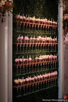 Wedding champagne wall - pink drinks alcohol cotton candy {Mozingo Photography} Drink Wall Wedding, Pink Drinks Alcohol, Fairytale Entrance, Cotton Candy Wall, Drinks Wedding, Cotton Candy Champagne, Bar Business, Champagne Wall, Candy Cocktails