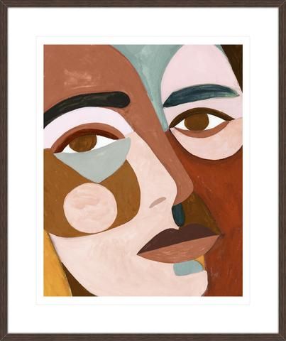 Geometric Face, Abstract Portraits, Feminism Art, Abstract Faces, Fine Arts Posters, Commonwealth, Punch Needle, Art Abstrait, Face Art