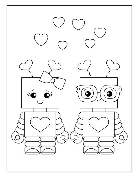 30 Free Valentine's Coloring Pages- So Festive! Cute Couple Coloring Pages, Valentines Coloring Pages For Kids, February Coloring Pages Free Printable, Couple Coloring Pages, February Coloring Pages, Valentine Coloring Pages Free Printables, Valentine’s Coloring Pages, Valentines Coloring Pages, Coloring Pages For Valentine's Day