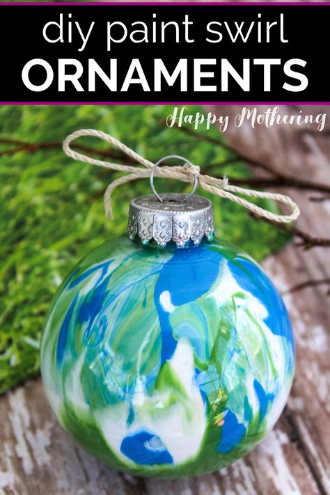 Polish Ornaments, Dc Christmas, Nail Polish Crafts, Homemade Stuff, Earth Day Crafts, Globe Ornament, Fun Christmas Crafts, Ornament Tutorial, Painted Ornaments