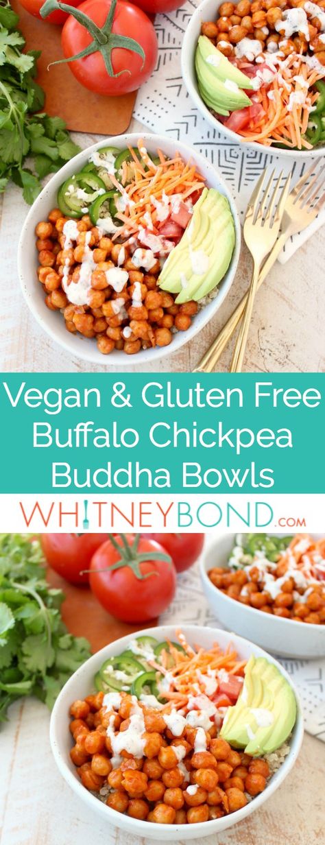 Buffalo Chickpea Bowl, Chickpeas Nutrition Facts, Buffalo Chickpeas, Homemade Vegan Ranch Dressing, Chickpeas Quinoa, Buddha Bowl Sauce, Buddha Bowl Recipe, Chickpeas Benefits, Buffalo Chickpea