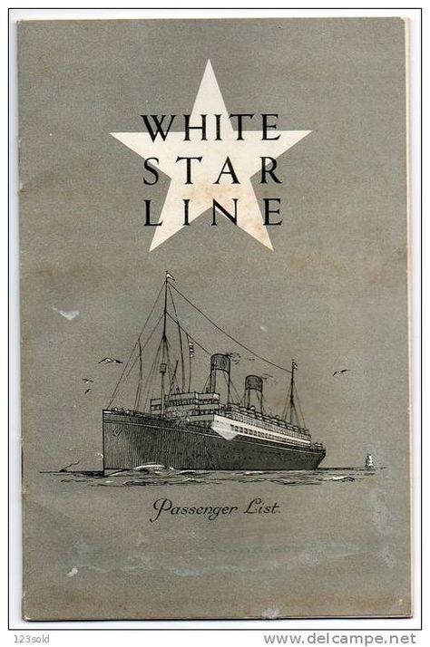 This is the White Star Line logo for the Titanic. Titanic Bedroom, Star Liner, 1912 Titanic, Marine Poster, Graphic Star, White Star Line, Line Graphic, Travel Steamer, Cunard Line