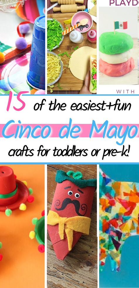 Fiesta Crafts For Toddlers, Cinco De Mayo Crafts For Preschoolers, Mexican Crafts For Preschool, Cinco De Mayo Activities For Toddlers, Cinco De Mayo Classroom Door Ideas, Cinco De Mayo Crafts For Infants, Cinco De Mayo Crafts For Toddlers, Preschool Mexico Crafts, Cinco De Mayo Sensory Bin