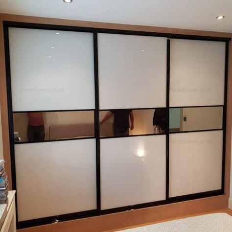 Sliding Wardrobes London - Sliding Door Wardrobes - Mirrored Wardrobes London Ward Robes In Bedroom Sliding, Sliding Cupboard Design, Sunmica Design, Sliders Ideas, Door Wardrobe Design, Fitted Wardrobe Ideas, Hall Room Design, Latest Cupboard Designs, Sliding Wardrobe Design