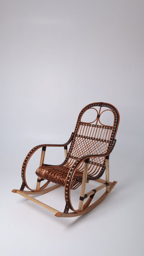 rocking chair, swing chair, lounge chair, outdoor patio chairs, fireplace chair, gift for dad, wicker chair, housewarming gift, rattan chair by WorldOfVines on Etsy Chairs Fireplace, Fireplace Chair, Rattan Rocking Chair, Rattan Chairs, Chair Lounge, Chair Outdoor, Outdoor Patio Chairs, Swing Chair, Living Room Furniture Chairs