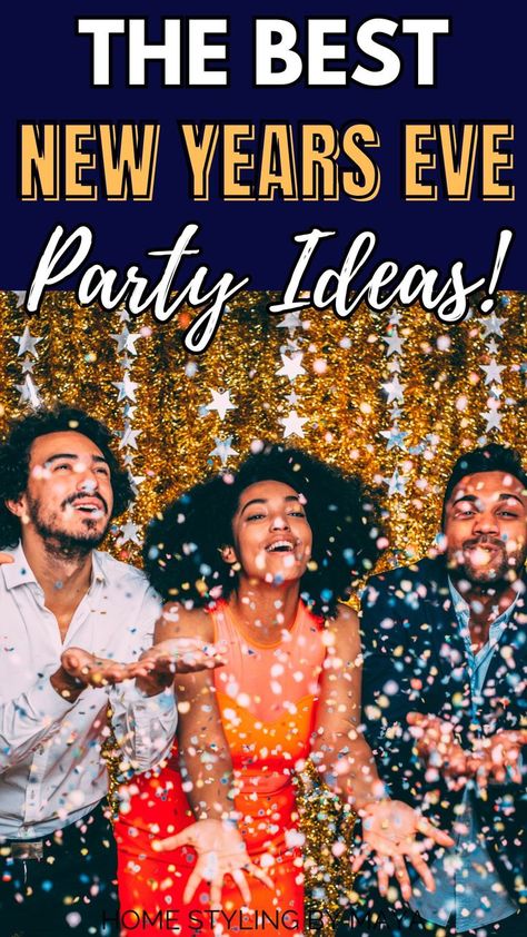 new years eve party ideas, new years eve party ideas 2025 New Years Eve Party Ideas Decorations, Party Ideas For Adults, New Years Eve Party Ideas, Ring In The New Year, New Years Eve Decorations, Home Styling, Eve Parties, New Years Eve Party, New Years Party