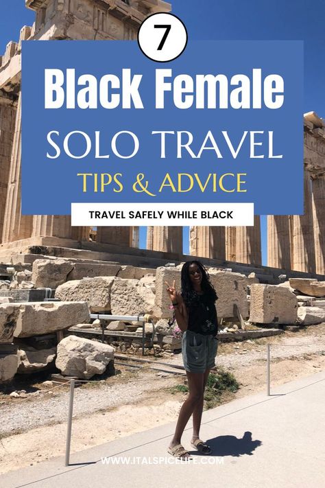 As a Black woman who has traveled solo to 17 countries and 4 continents, here are my top tips for Black solo female travel! Travel Safety Tips, Solo Travel Tips, Travel Safety, Solo Female Travel, Cool Countries, Safe Travel, Travel Alone, Safety Tips, Female Travel