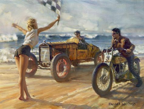 The Women of Harley-Davidson by David Uhl | Uhl Studios David Uhl, Harley Davidson Kunst, David Mann Art, Мотоциклы Harley Davidson, Arte Pin Up, Motorcycle Artwork, Harley Davidson Art, Motorcycle Posters, Racing Art