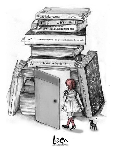 Skitse Bog, Marjolein Bastin, Book Tattoo, 인물 드로잉, World Of Books, Charcoal Drawing, Book Nooks, I Love Books, Tim Burton