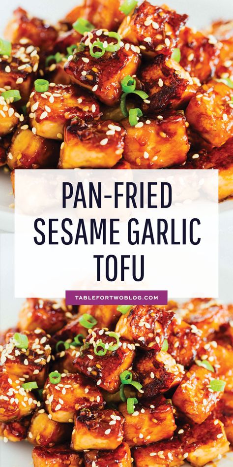 Things To Make With Tofu, Pan Seared Tofu, Breakfast Tofu Recipes, Crispy Asian Tofu, Extra Firm Tofu Recipes, Crispy Tofu Recipes, Sesame Garlic Tofu, Tofu Grilled, Noodles With Tofu