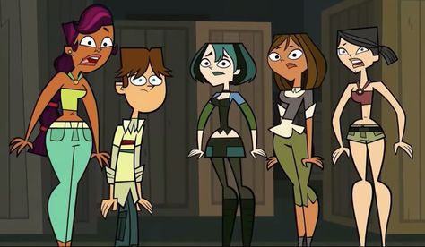 Total Drama Island Group Photo, Total Drama Original Cast, Total Drama World Tour Scene, Team Amazon Total Drama, Total Drama Ridonculous Race, Amazon Icon, Total Drama World Tour, Drama Tv Series, Drama Total