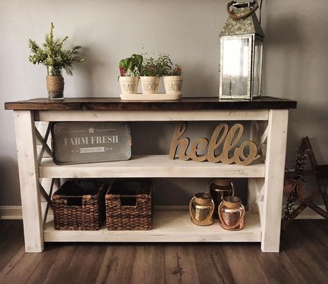 Table Under Tv Decor, Under Tv Decor, Dining Room Buffet Table, Rustic Entryway Table, Accent Table Decor, Under Tv, Coffee Area, Farmhouse Vibes, Farmhouse Console Table