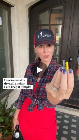 8.7K views · 162 reactions | How to install a drywall anchor! Let’s keep it Simple! | How to install a drywall anchor! Let’s keep it Simple! | By Redeux Style | Facebook Drywall Anchor, Drywall Anchors, Drywall, Keep It Simple, Anchors, Let It Be