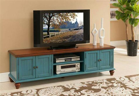 Antique Tv Cabinet, Vintage Tv Cabinet, Antique Tv Stands, Tv Cabinets With Doors, Blue Tv Stand, Vintage Tv Stand, Old Television, Tv Unit Bedroom, Tv Stand For Sale