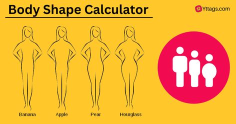 Body Shape Calculator Body Type Measurements, Body Shape Calculator, Body Shapes Women, Rectangle Body Shape, Body Figure, Styling Tips, Body Shape, Body Measurements, Calculator