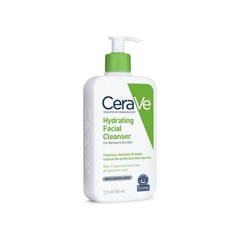 CeraVe Hydrating Facial Cleanser Cerave Hydrating Facial Cleanser, Hydrating Facial Cleanser, Daily Face Wash, Skin Care Routine For 20s, Hydrating Facial, Hydrating Cleanser, Skin Cleanse, Skin Cleanser Products, Daily Skin Care