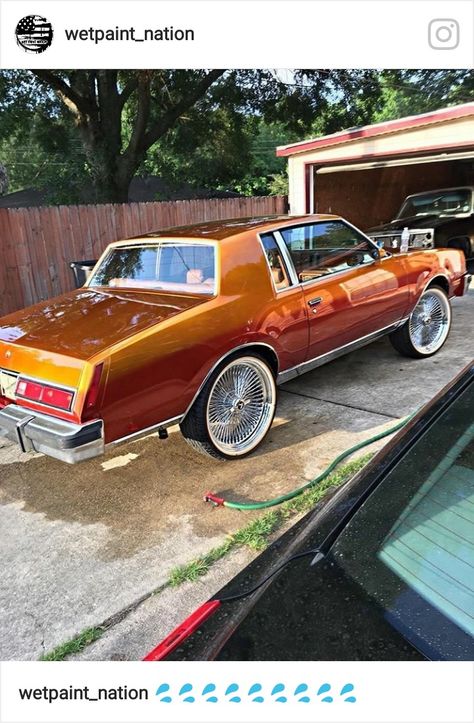 G Body Lowrider, G Body Cars, Candy Paint Cars, Donk Cars, School Car, Buick Cars, Big Wheels, Custom Cars Paint, Chevy Muscle Cars