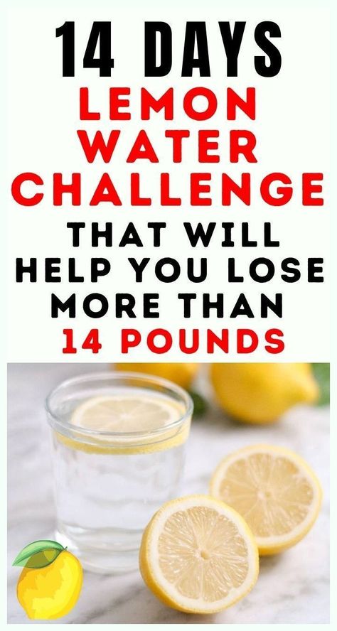 Here’s A 14-Day Lemon Water Challenge That Will Help You Lose Weight Lemon Water Challenge, Water Challenge, Lemon Diet, Low Calorie Diet, Infused Water, Lemon Water, Lose 20 Pounds, 20 Pounds, Calorie Diet