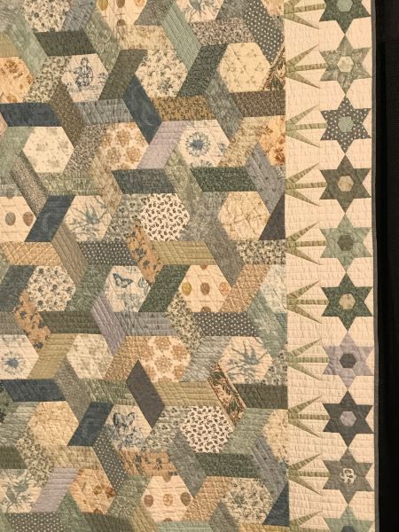 Taupe Quilts, We Are Stardust, Hexie Quilts Patterns, I Need A Break, Festival Pictures, Asian Quilts, Vines And Flowers, Hexagon Patchwork, Neutral Quilt