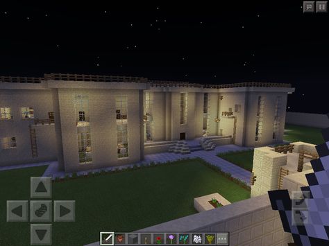 #2 MINECRAFT PE-sandstone mansion Sandstone Mansion, Minecraft Pe, Baseball Field, Mansion, Minecraft