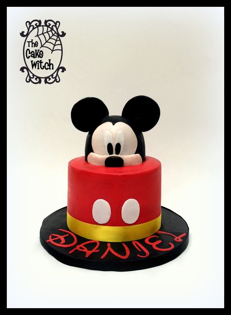 Mickey Mouse Head Cake, Mickey Head Cake, Mickey Cakes, Mickey Mouse Head, Mouse Cake, Mickey Head, Birthday Cakes, Cake Designs, Minnie Mouse