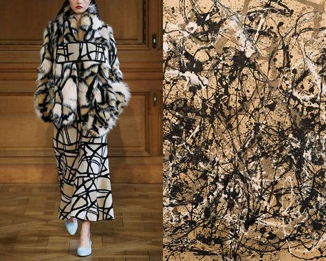 Art Inspired Fashion, Rap Aesthetic, Jackson Pollock, Artist Style, Elie Saab, Art Clothes, Cosmopolitan, Costume Design, Crochet Designs