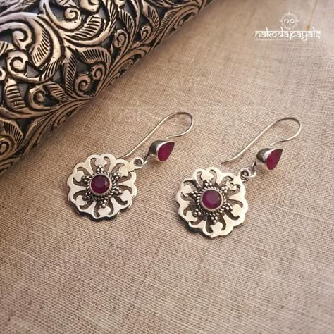 Earrings – Page 6 – Nakoda Payals Chandi Earrings Design, Silver Jewellery Indian Antique, Nakoda Payals, Hand Jewelry Rings, Bridal Jewellery Earrings, Oxidized Silver Earrings, Silver Jewelry Accessories, Saree Jewellery, Handmade Silver Jewellery