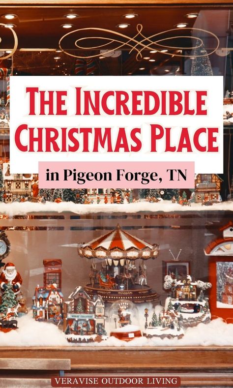 The Incredible Christmas Place In Pigeon Forge, TN Gatlinburg Honeymoon, Gatlinburg Christmas, Pigeon Forge Restaurants, Christmas Vacation Destinations, Gatlinburg Tennessee Vacation, Pigeon Forge Vacation, Shopping Village, Tennessee Road Trip, Tennessee Christmas